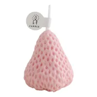 Decorative candle strawberry