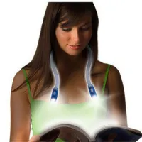 Lampa na čítanie na krku