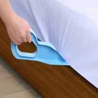 Ajutor practic pentru îmbrăcarea cearșafului de pat - mai multe variante de culori