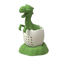 Silicone tea strainer dinosaur