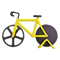 Rezačka na pizzu na bicykli