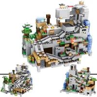 Set de construcție pentru copii Minecraft + 12 figurine