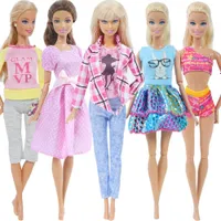 Zestaw sukienek dla lalek Barbie