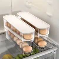 1 pc double layer egg box kitchen with chicken and duck with automatic transfer plastic box