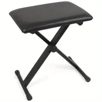 Adjustable and folding piano stool with soft padding - for comfortable playing