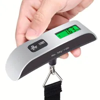 Portable digital weight for suitcases with integrated battery