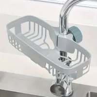 Elegant sponge and soap organizer over the sink