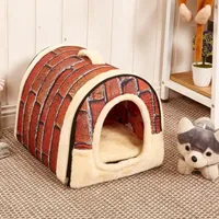 Luksusowy dom dla psów Przytulne łóżko dla psów