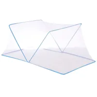 Foldable mosquito net for bed