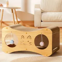 Luxury two-story cat house Feline Fantasy with scratch, sisal pelíšek and interactive ball - year-round dustless nest for cats