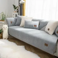 1pc Sofa Sofa Sherpa Winter Sofa On Plyšová Sofa Simple Modern Powered Winter Sofa On Sofa To Living Rooms Office Home Decor