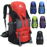 Large waterproof backpack for hiking