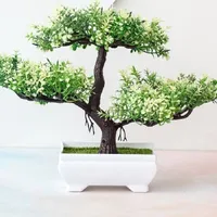 Artificial bonsai in pot