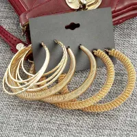 Set of women's earrings Mi629 - 3 pairs