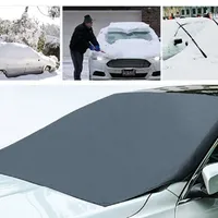 Magnetic car screen against frost and sun