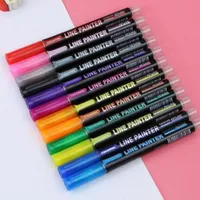 Popular modern trendy classic markers with double tip in set of 12 pieces