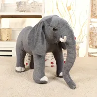 Children's Realistic Elephant Resin as a Decoration or Gift