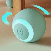 Inteligentna zabawka interaktywna dla kotów i psów w kształcie samo poruszającej się piłki Nudd.