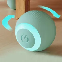 Smart interactive toy for cats and dogs in the shape of a self-moving ball Nudd