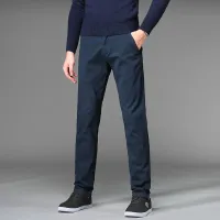 Pantaloni bărbătești moderni de ocazie din material elastic pentru confort Joel