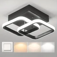 Ceiling lamp LED 2 point black - Modern and economical lighting