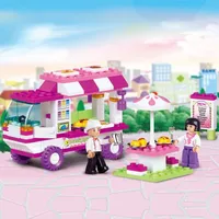 Children's kit for girls - mobile buffet and snack table