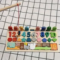 Magnetická rybářská sada - dřevěné puzzle pro šikovné ručičky