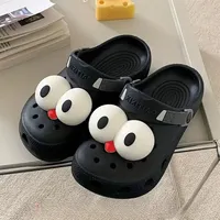 Set de accesorii amuzante cu ochi mari pentru Crocs și adidași