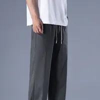 Pantaloni lunghi con coulisse da uomo leggeri e sottili con tasche