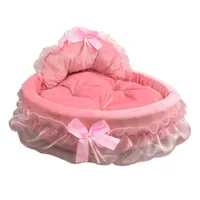 Luxury dog and cat bed in the style of a cot - several variants