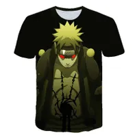 Boys T-shirt with Naruto print and short sleeves