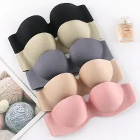 Sexy strapless shaping bra with push-up effect