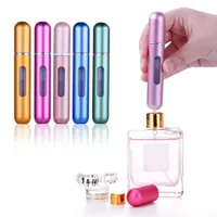 Elegant minimalist travel perfume bottle with spray - various colours Bernard
