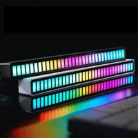 Panou LED luminos controlat de muzică
