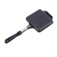 Universal Pan with Grill 3v1: Toasts, steaks, waffles. Non-sticky surface, easy cleaning.