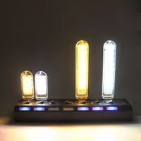 LED USB portable light 8 diodes - 2 colours