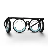Okulary przeciw mdłościom dla samochodów łodzi i samolotów 3D Zapobieganie zawrotom głowy dla dorosłych i dzieci Przenośne trwałe okulary bez soczewek