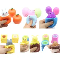 Anti-stress cat toy in the shape of an animal - various variants