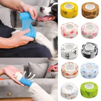 Practical color self-adhesive bandage for pet treatment