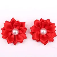 Dog rubber bands with flower 2 pcs