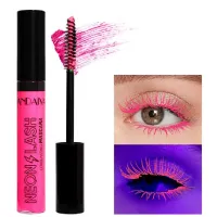 Long-lasting fluorescent mascara Glow-in-the-dark mascara Quick-drying glow-in-the-dark mascara