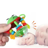 Multifunctional toys for toddlers from 0 to 12 months - cute animal rattles, bells, toys for newborns