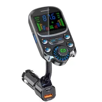 Jajabor FM vysílač do auta s Bluetooth 5.3, handsfree, AUX, rychlým nabíjením a MP3 přehrávačem