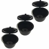 Repeatable plastic capsules compatible with Nescafé Dolce Gusto