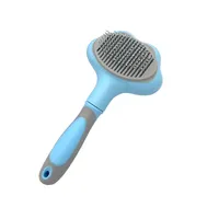 Punching oval brush for cats and dogs