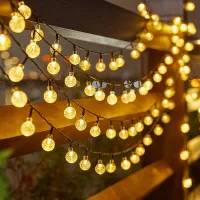 Solar bubble outdoor waterproof Christmas lighting for the terrace