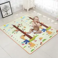 Children's playing pad size 120x90 cm for children on climbing - Random color