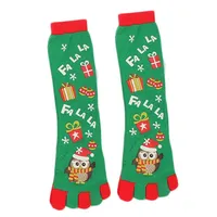Men's Christmas toe socks