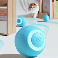 Jucărie interactivă electrică cu biluțe pentru pisici - Mișcare automată și inteligentă - Pentru pisicuțe și pisici jucause