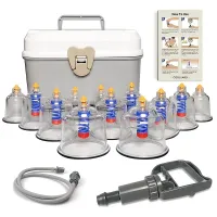 Professional vacuum massage kit - Instant relief from pain in joints and muscles!